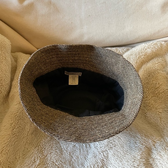 J Crew wool brown hat with pattern, One Size. In great condition. main image 4